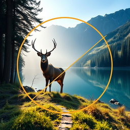 A stunning image that showcases the golden ratio layout