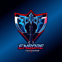 A bold and dynamic esports player logo featuring a stylized axe as the central element