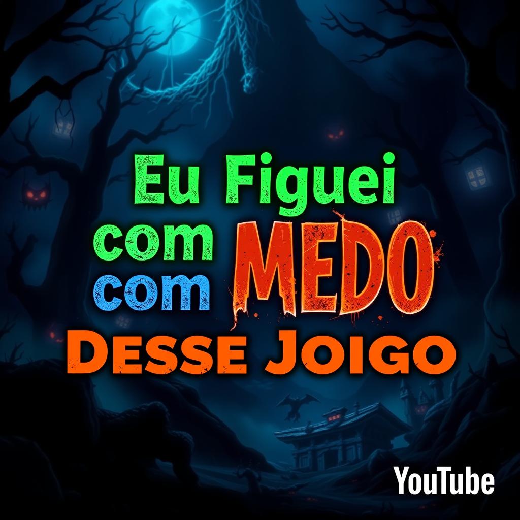 A vibrant and eye-catching YouTube thumbnail for a gaming theme