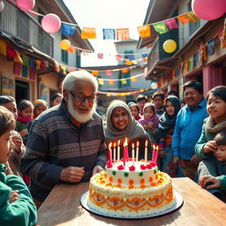 In a small village in Nepal, a young boy named Pasang Sherpa is celebrating his beloved old chubby Baba's birthday