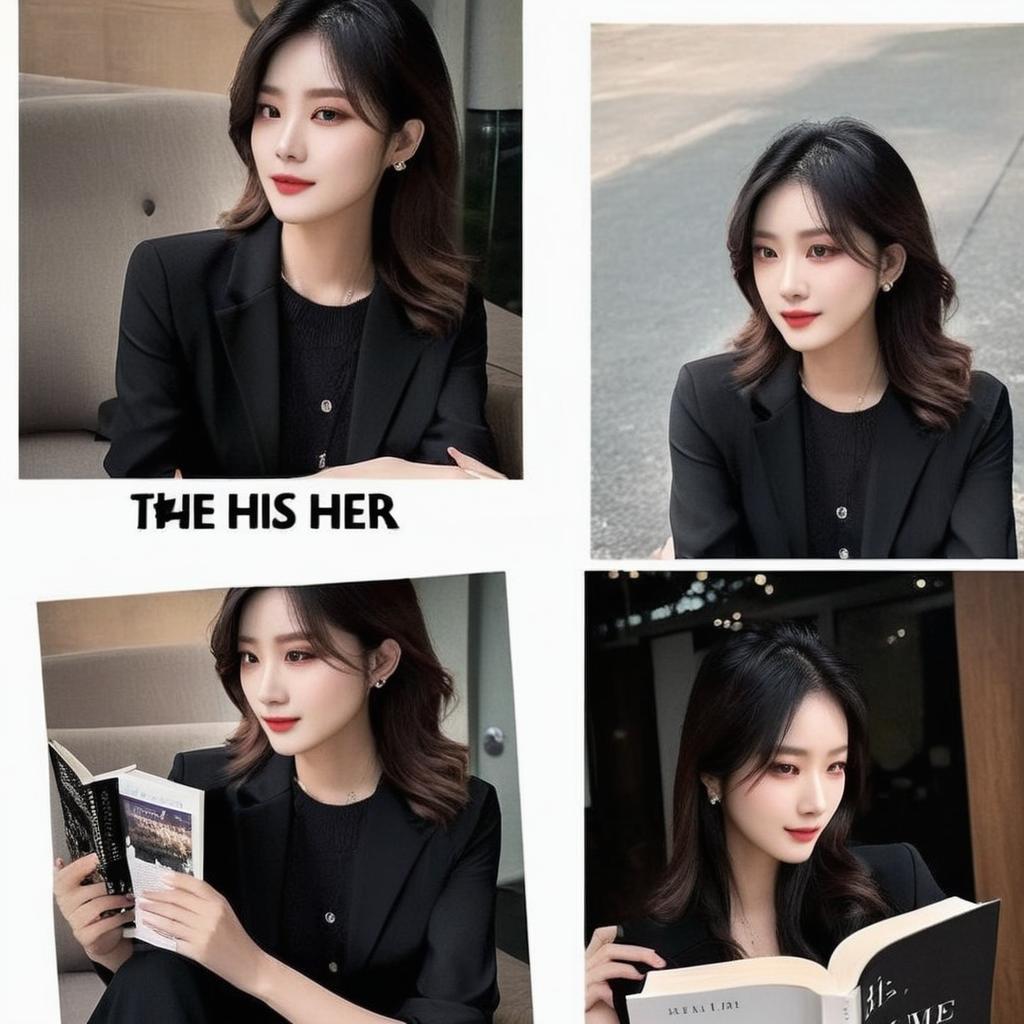 The book name his. Her life use the first 4 pictures to make a really similar to the last picture