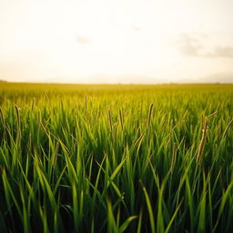 A fresh and smooth landscape photo showcasing a serene morning scene