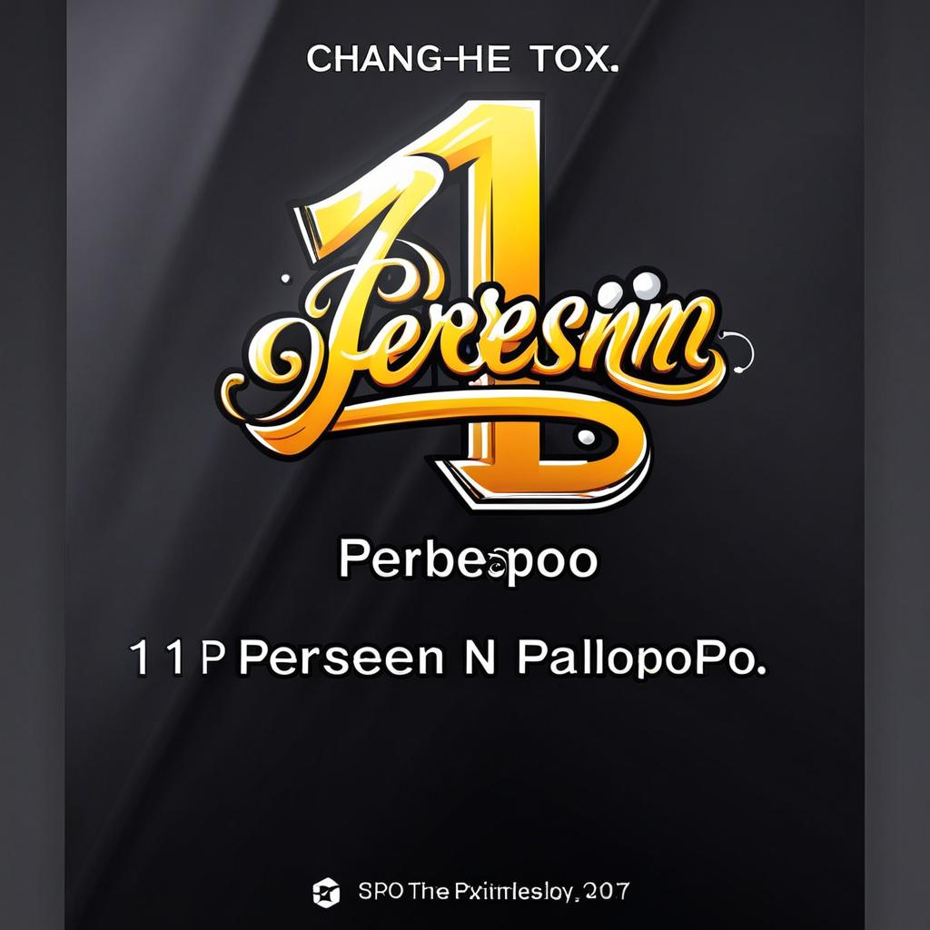 change the text to "1 persenn Palopo"