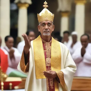 The priest displayed his adroitness in conducting the religious ceremony, captivating the congregation with his skillful performance.