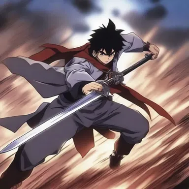In the anime battle scene, the protagonist's adroitness with his sword was unparalleled, defeating his enemies with ease.