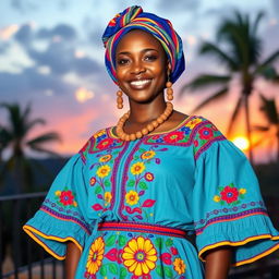 A person dressed in traditional St