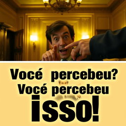 A YouTube thumbnail featuring a surprised person pointing at something hidden, as if they've discovered a secret