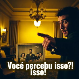 A YouTube thumbnail featuring a surprised person pointing at something hidden, as if they've discovered a secret