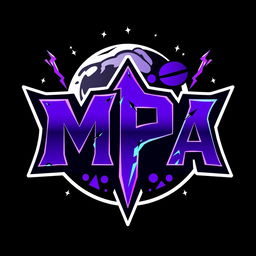 A logo design for a clan featuring the letters 'MPA' in a bold, dynamic style