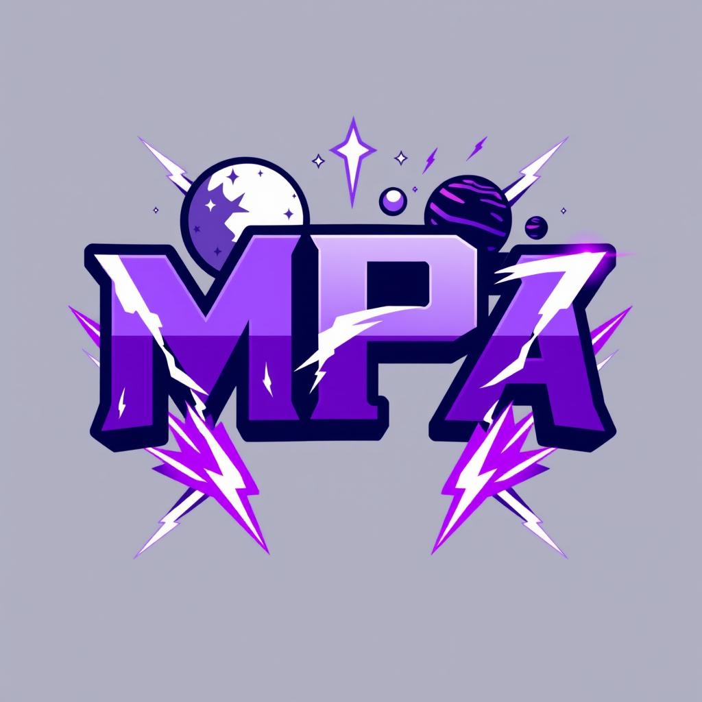 A logo design for a clan featuring the letters 'MPA' in an eye-catching style