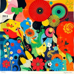 Create a vibrant and intricate design plan inspired by Southeast Asian nationalistic post-war arts, incorporating elements of abstraction, realism, and avant-garde styles