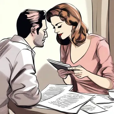 She adulates him with extravagant compliments and love letters.