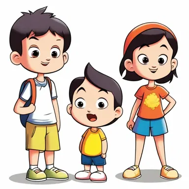 The children adulate the cartoon characters, imitating their actions and idolizing their traits.