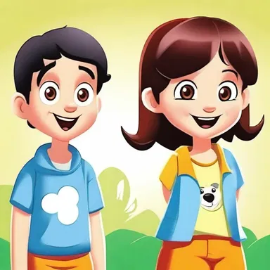 The children adulate the cartoon characters, imitating their actions and idolizing their traits.