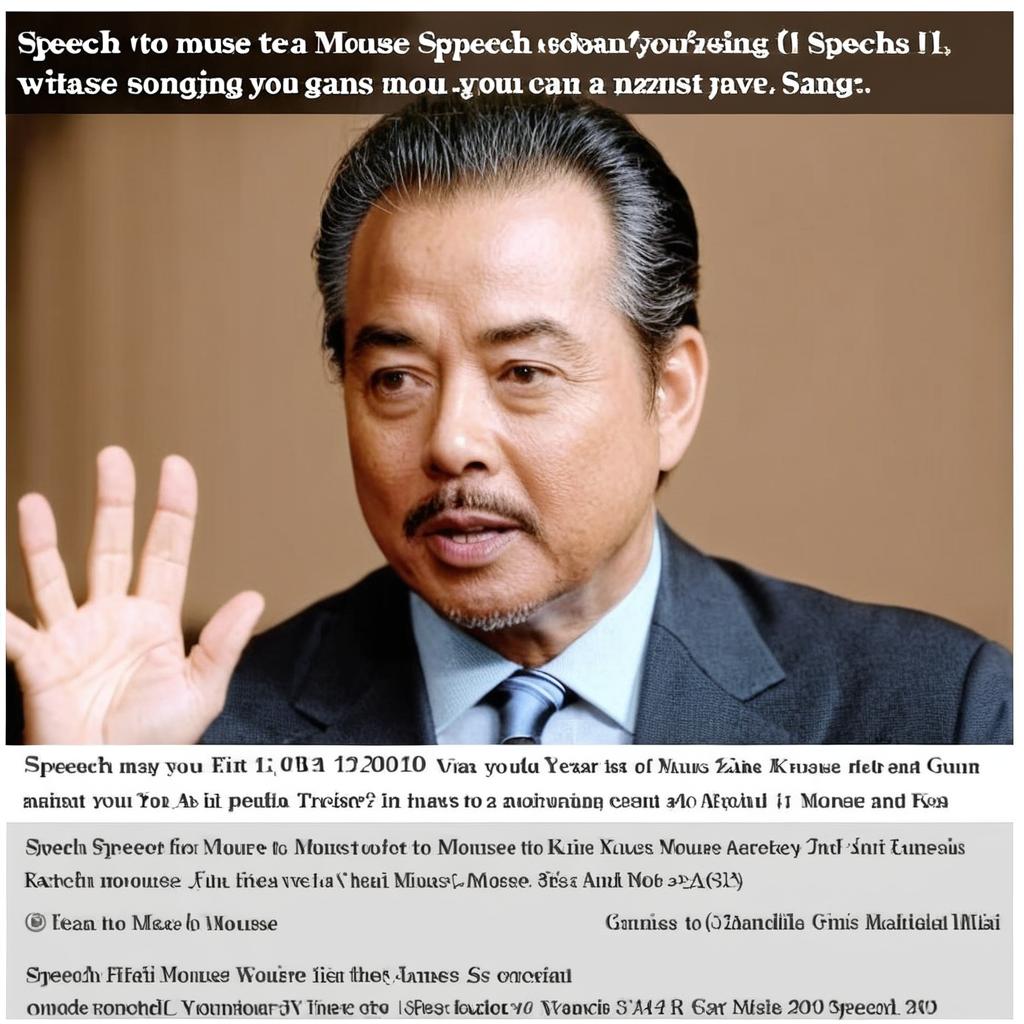speech to mouse