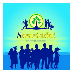 A vibrant and modern poster design for a student club named 'Samriddhi'