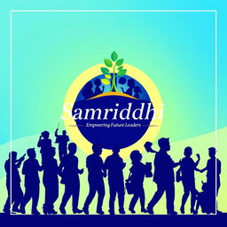 A vibrant and modern poster design for a student club named 'Samriddhi'
