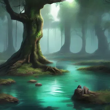 In a world filled with magical creatures, the adulterated water from the cursed forest caused havoc among the villagers.