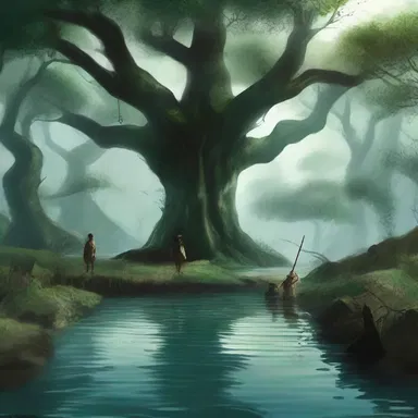 In a world filled with magical creatures, the adulterated water from the cursed forest caused havoc among the villagers.