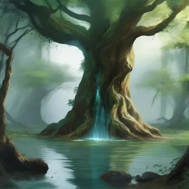 In a world filled with magical creatures, the adulterated water from the cursed forest caused havoc among the villagers.