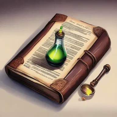 The protagonist stumbled upon an ancient book that contained the recipe for an adulterated elixir with disastrous consequences.