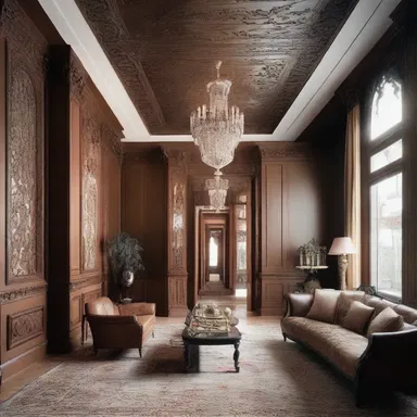 The modern and minimalistic design of the house was adulterated by the addition of excessive ornamentation and clutter.