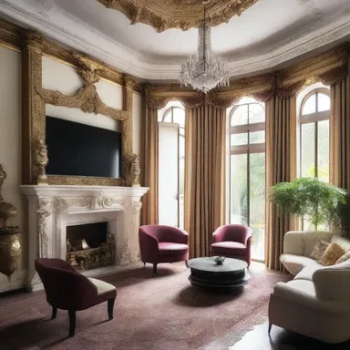 The modern and minimalistic design of the house was adulterated by the addition of excessive ornamentation and clutter.