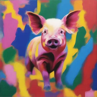 The painter intentionally adulterated his colors with unconventional pigments, resulting in a unique and vibrant artwork.