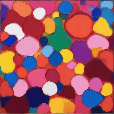 The painter intentionally adulterated his colors with unconventional pigments, resulting in a unique and vibrant artwork.