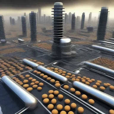 In the futuristic dystopian society depicted in the science fiction novel, corporations engage in widespread adulteration of food and water supplies to control the population.