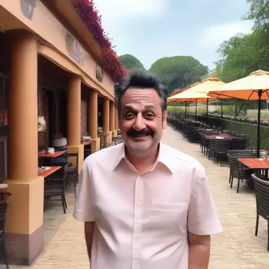 The comedian made a hilarious joke about an adulteration mix-up at a restaurant, resulting in a humorous and absurd situation.
