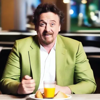 The comedian made a hilarious joke about an adulteration mix-up at a restaurant, resulting in a humorous and absurd situation.