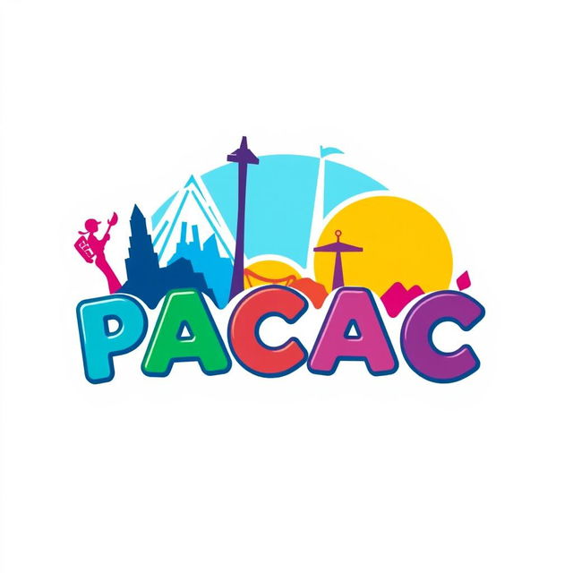 A vibrant and eye-catching logo for PACAC, designed to attract tourism