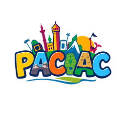 A vibrant and eye-catching logo for PACAC, designed to attract tourism