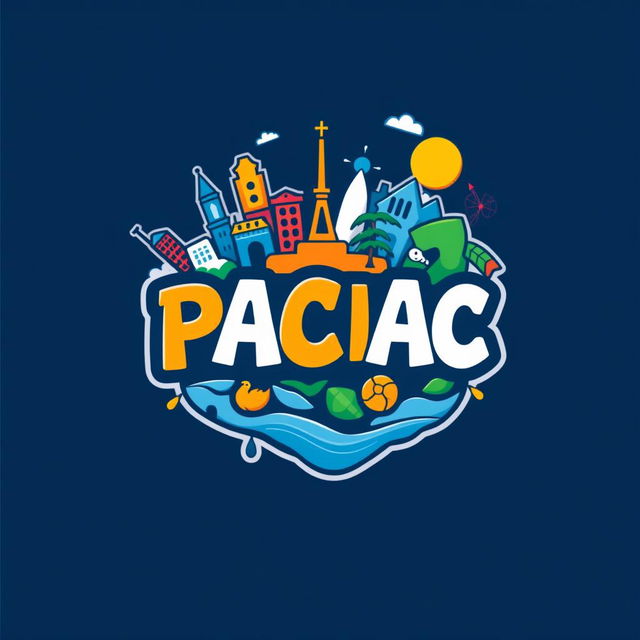 A captivating logo design for PACAC intended to attract tourists
