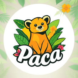 A vibrant and eye-catching logo for Paca designed to attract tourism