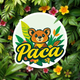 A vibrant and eye-catching logo for Paca designed to attract tourism
