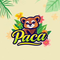 A vibrant and eye-catching logo for Paca designed to attract tourism