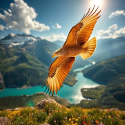 A stunning aerial view of Kyrgyzstan showcasing its breathtaking natural beauty