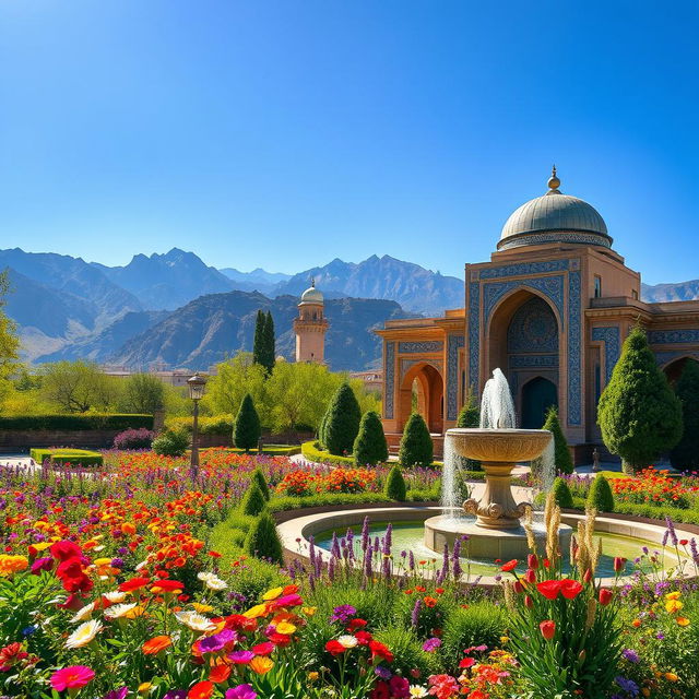 A stunning landscape of Iran, showcasing the diverse natural beauty of the country