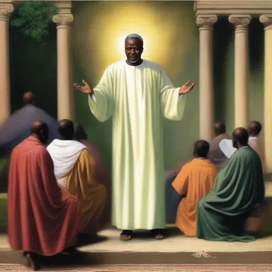 The preacher adumbrated the presence of divine grace in his sermon.