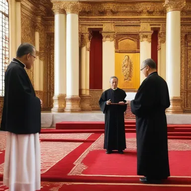 In the religious sermon, the priest adumbrated the main teachings of the scripture.
