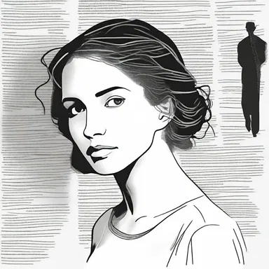 In the novel, the author adumbrates the protagonist's struggle with self-identity.