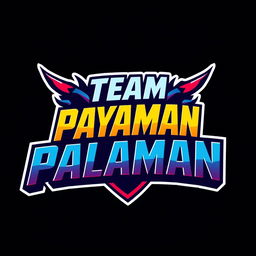 Edit the logo of 'Team Payaman' to read 'Team Palaman'