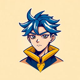A classic, cool profile picture featuring the character 囩