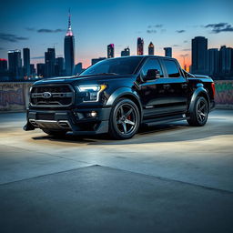 A modified Peykan pickup truck, showcasing its high-performance upgrades with a striking exterior finish