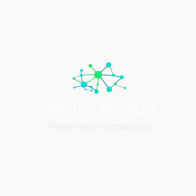 A modern logo design for a presentation competition called 'Neuro Nexus'