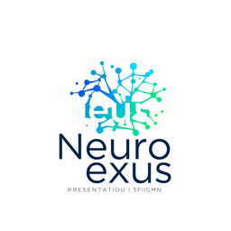 A modern logo design for a presentation competition called 'Neuro Nexus'