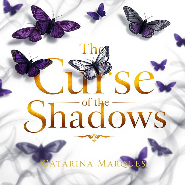 A visually striking book cover design featuring a white background