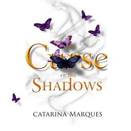 A visually striking book cover design featuring a white background